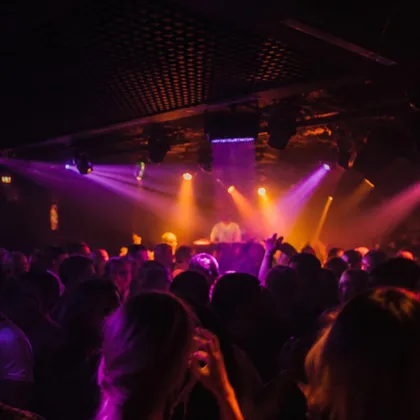 Dancefloor energy — a night out